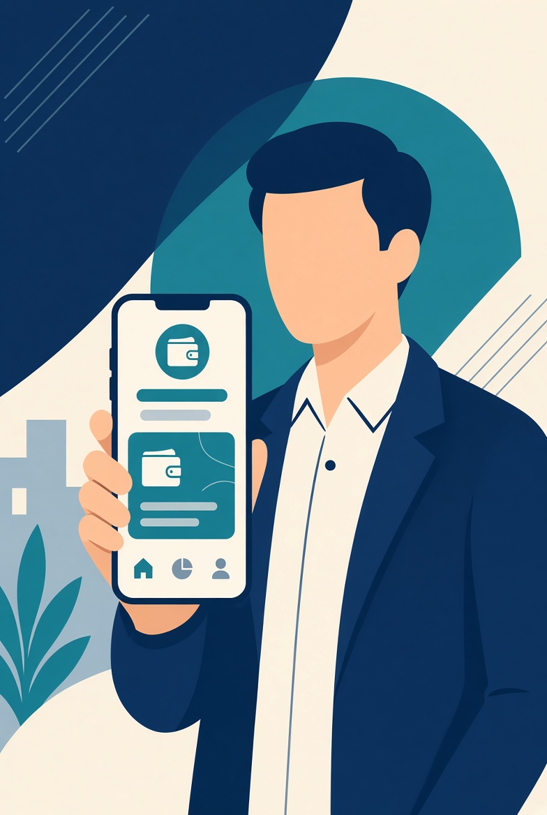 Recipient checking a funded payout wallet on a phone